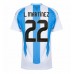 Argentina Lautaro Martinez #22 Domácí Dres Copa America 2024 Krátkým Rukávem